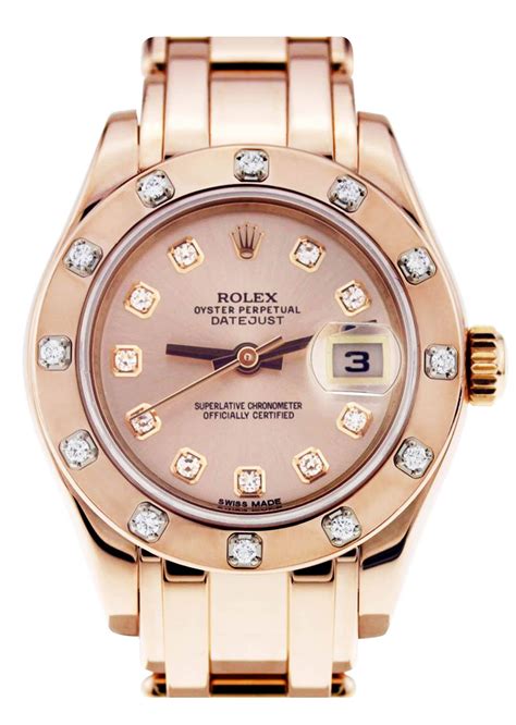 pink and gold rolex